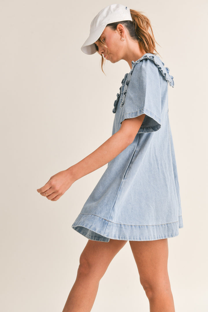 bare denim dresses Kendall Denim Dress