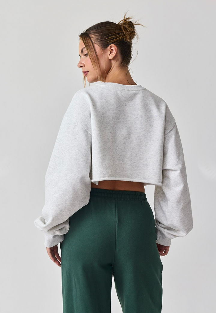 Malibu Cropped Sweater – BARE RAGS